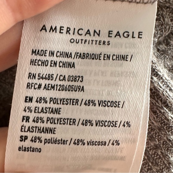 AE V-neck Tie Shirt - Picture 4 of 5